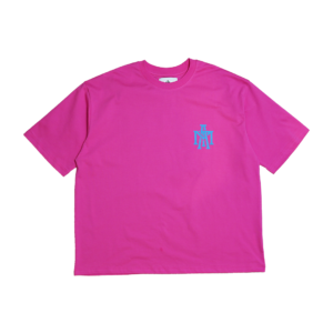 MTA Hybrid Logo Tee - Peach/Blue