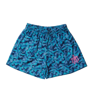 MTA Camo Shorts - Blue/Peach