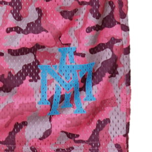 MTA Camo Shorts - Pink/Blue