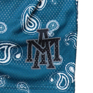 MTA Paisley Pattern Short - Blue
