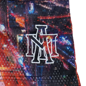 MTA NY Nightscape Mesh Shorts
