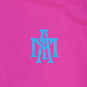 MTA Hybrid Logo Tee - Peach/Blue