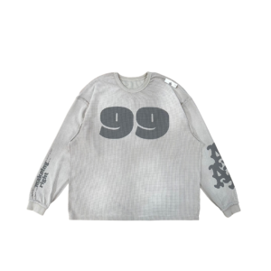99 Waffle L/S Tee - Gray