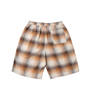 Checkered Shorts - Brown