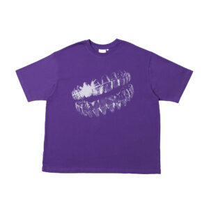 Teeth Boxy T-shirt - Purple