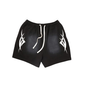 Graphic Sweatshorts - Black