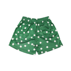 Polka Dot Mesh Shorts - Green