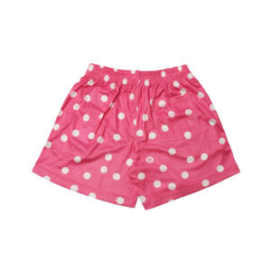 Polka Dot Mesh Shorts - Pink
