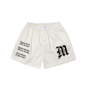 Satin Shorts - White
