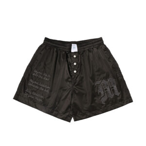 Satin Shorts - Black