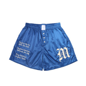 Satin Shorts - Blue