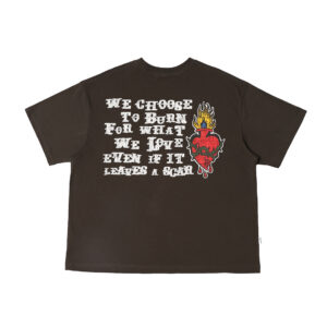 Sacred Heart Boxy T-Shirt - Charcoal