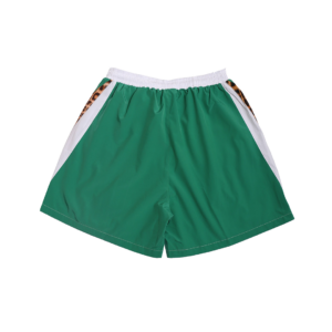 Spliced Nylon Shorts - Leopard